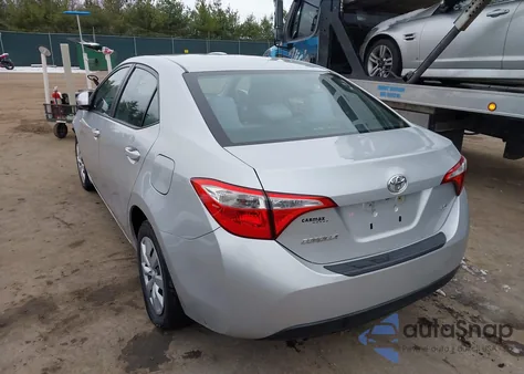 2015 Toyota Corolla Le из США, поврежденный, VIN 2T1BURHE2FC475200